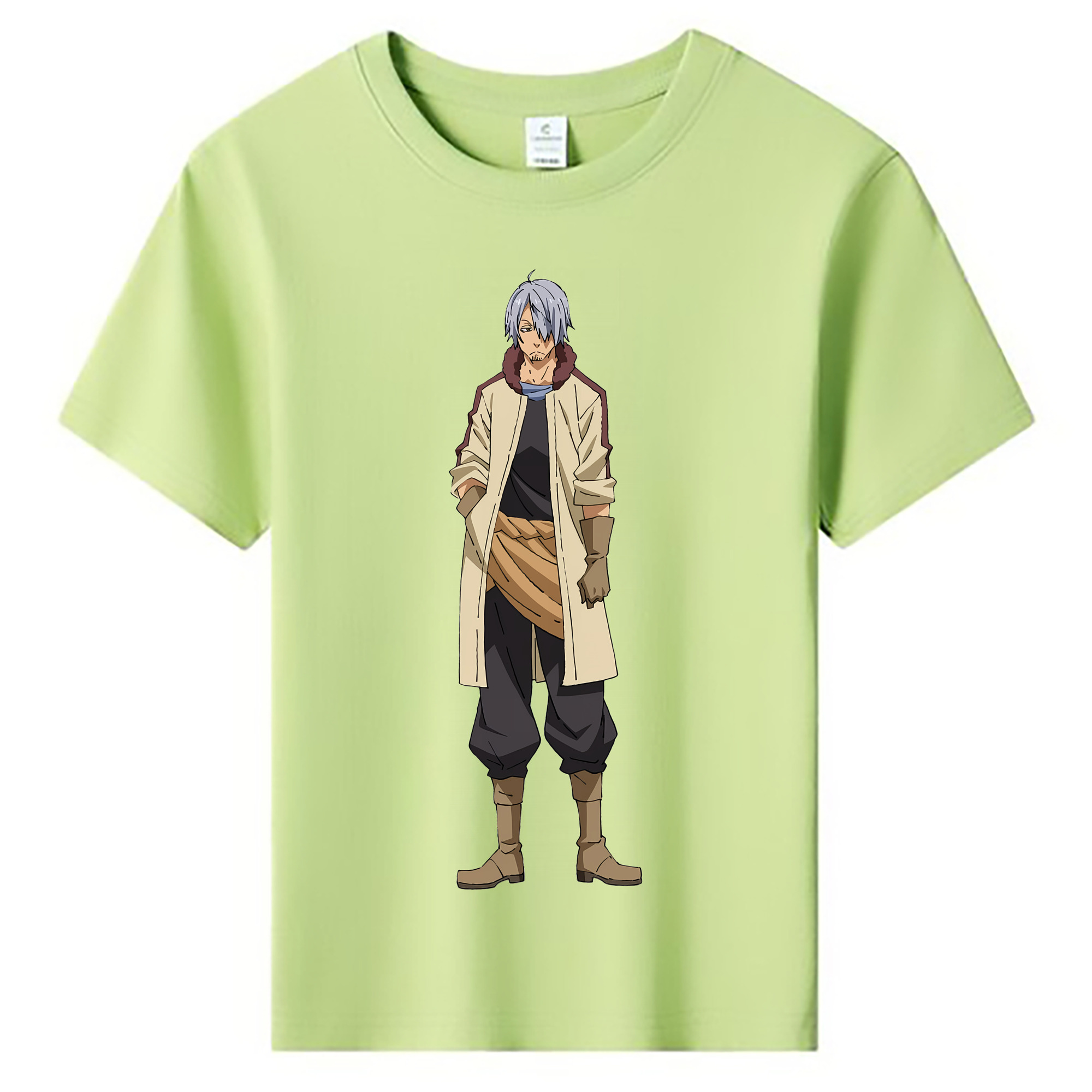 （画像用） 転スラ Regarding Reincarnated to Slime 綿100％キッズTシャツ（フロントプリント）